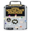 Mexican Train Dominoes Game in Aluminum Carry Case