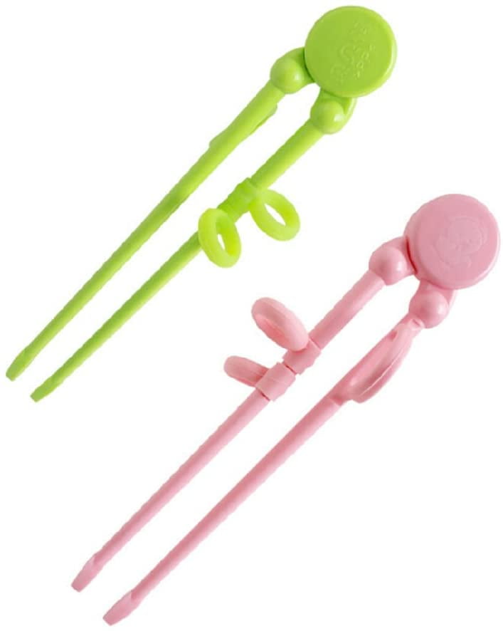 Children Kids Training Learning Plastic Chopsticks Helper Learning Easy Fun 