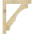 thumbnail image 3 of Ekena Millwork 4"W x 34"D x 40"H Balboa Block Rough Sawn Bracket, Douglas Fir, 3 of 4
