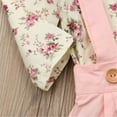 thumbnail image 5 of IZhansean Toddler Kids Baby Girls Autumn Outfits Clothes T-shirt Tops+Long Pants 2PCS Set Pink 1-2 Years, 5 of 7