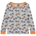 thumbnail image 7 of Cudlie Boys’ 4-Piece Pajama Set, Cotton Blend Sleepwear, 2 Tops & 2 Bottoms – Sizes 12M–5T, 7 of 7