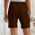 thumbnail image 4 of Resicozy Hiking Golf Shorts for Women Stretch Casual Work Shorts with Pockets Walking Travel Summer Shorts Pants Coffee 3XL, 4 of 5