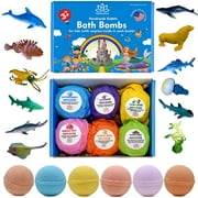 Bath Bombs with Sea Animals Toys Inside