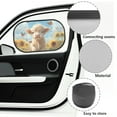 thumbnail image 6 of Yuyamidu Butterfly Car Back Window Sun Shade 2 Pack Highland Cow Car Side Window Sunshades Sunflower Sun Shield Car Accessories Cute Side Window Sun Shade for Baby, 6 of 7