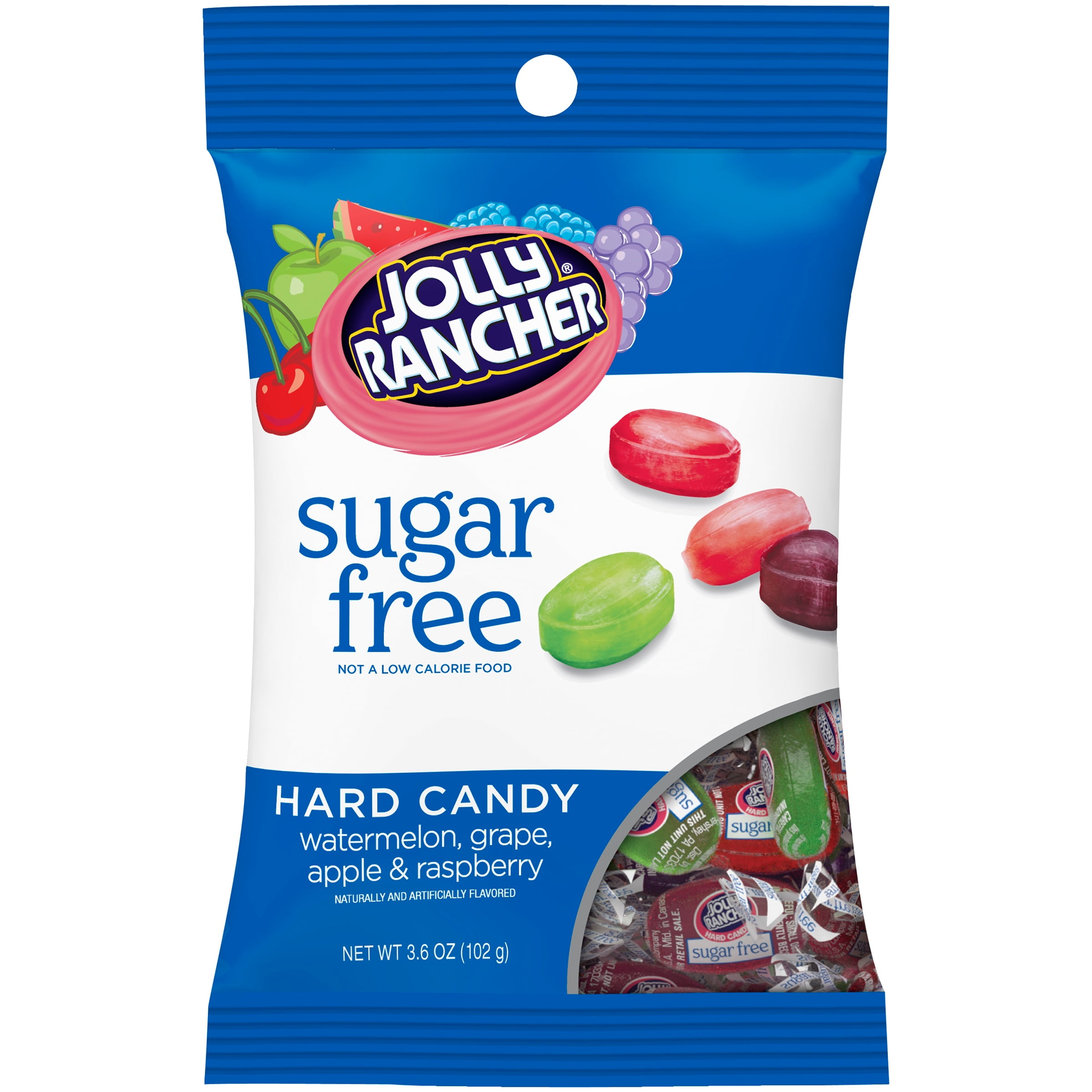 Jolly Rancher Sugar-Free Assorted Flavors Hard Candy, 3.6 Oz. - Walmart.com