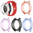 thumbnail image 4 of facefd Watch Cover Wrist Smart Watch Case Sport Protector, Transparent Orange, Replacement for Vivoactive 4/Garmin Active, 4 of 4