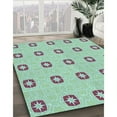 thumbnail image 2 of Ahgly Company Indoor Square Patterned Dinosaur Green Area Rugs, 8' Square, 2 of 6