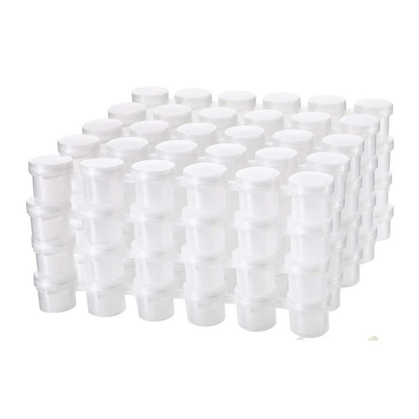 Botes de pintura vacíos, tiras, recipientes de pintura acrílica, recipientes de pintura vacíos para almacenamiento. 20 piezas 5ml 17cm