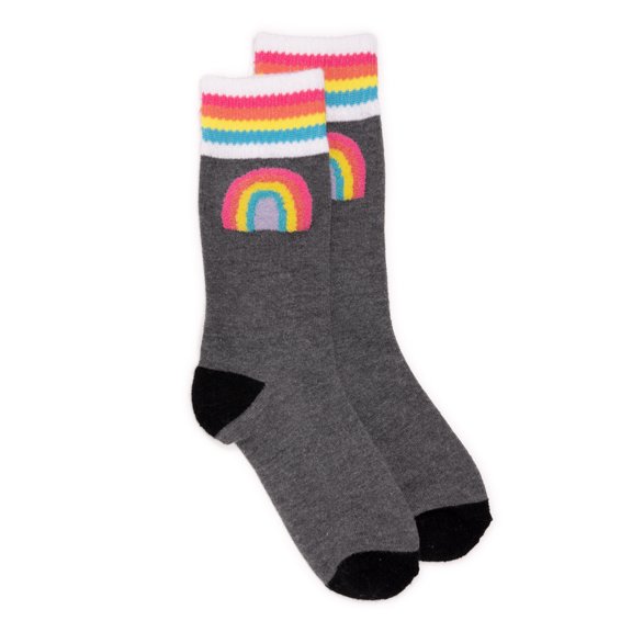 MUK LUKS Women's Dream Step Cozy Crew Sock, 1-Pack