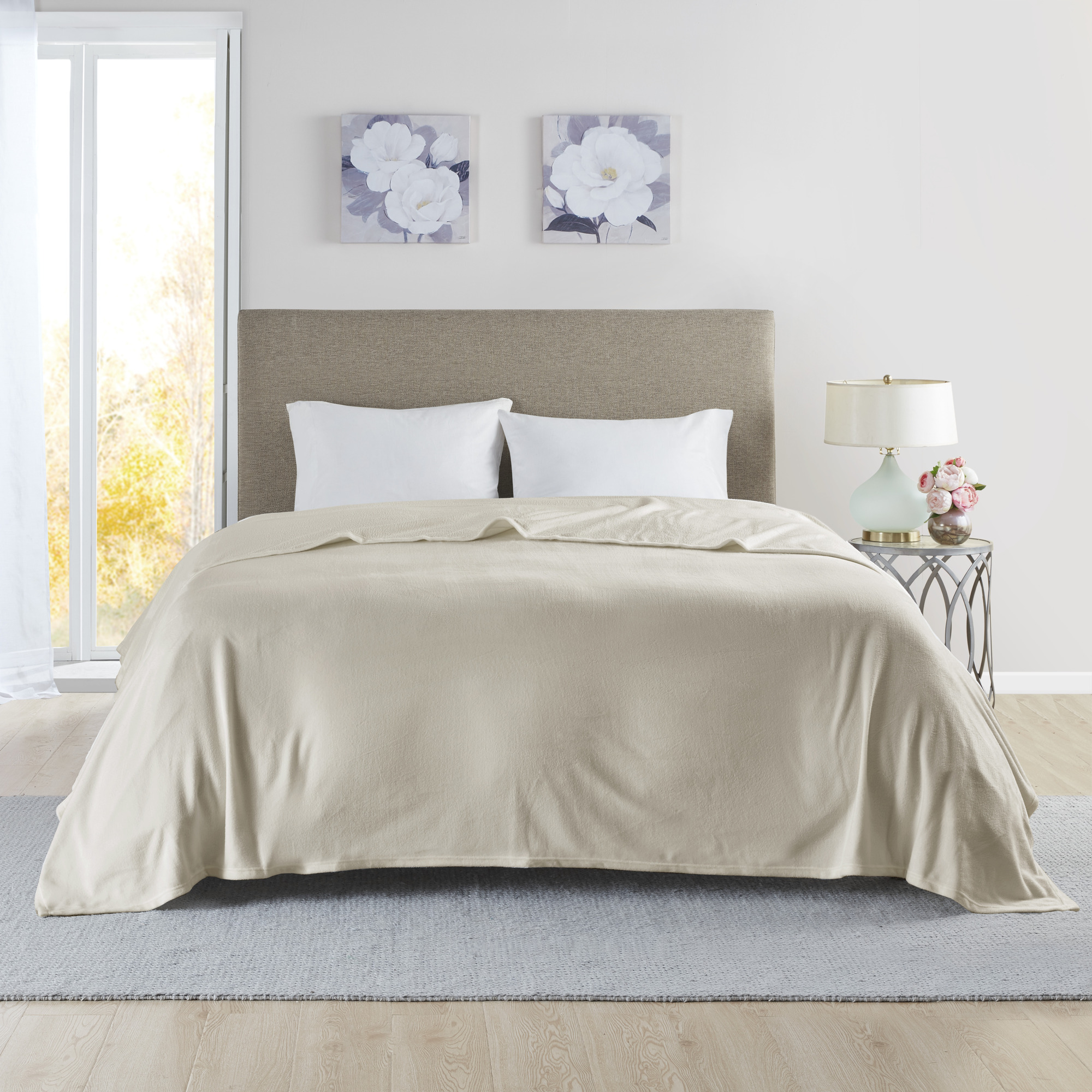 Comfort Classics Liquid Velvet Lightweight Fleece Blanket, Full/Queen