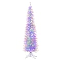 thumbnail image 2 of Kurt Adler 7-Foot Color Changing LED Iridescent Slim Winchester Tree, 2 of 5