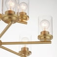 thumbnail image 3 of 10206CLSBR Maxim Lighting Corona - 9 Light 2-Tier Chandelier-Satin Brass Finish    -Traditional Installation, 3 of 11