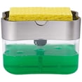 thumbnail image 1 of Soap Dispenser Set, Sink Organizer, Pump Soap Dispenser With Sponge Holder, Detergent Dispenser, Kitchen Utensil Holder For The Kitchen, 1 of 6