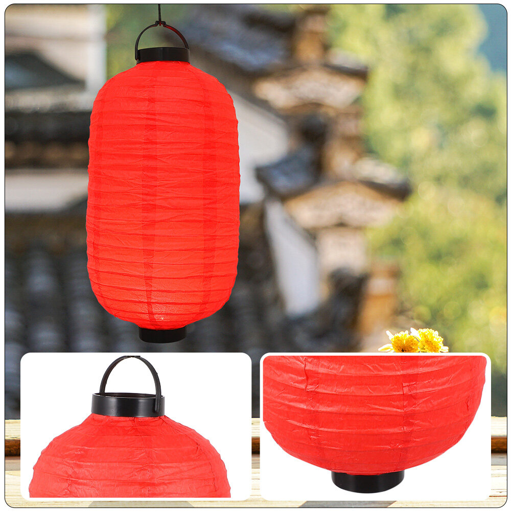 1905年製 MODEL Backと Lantern Back 赤 2個セット HEMOTON 2 Pcs Silk Hanging Lantern Battery Powered Lanterns