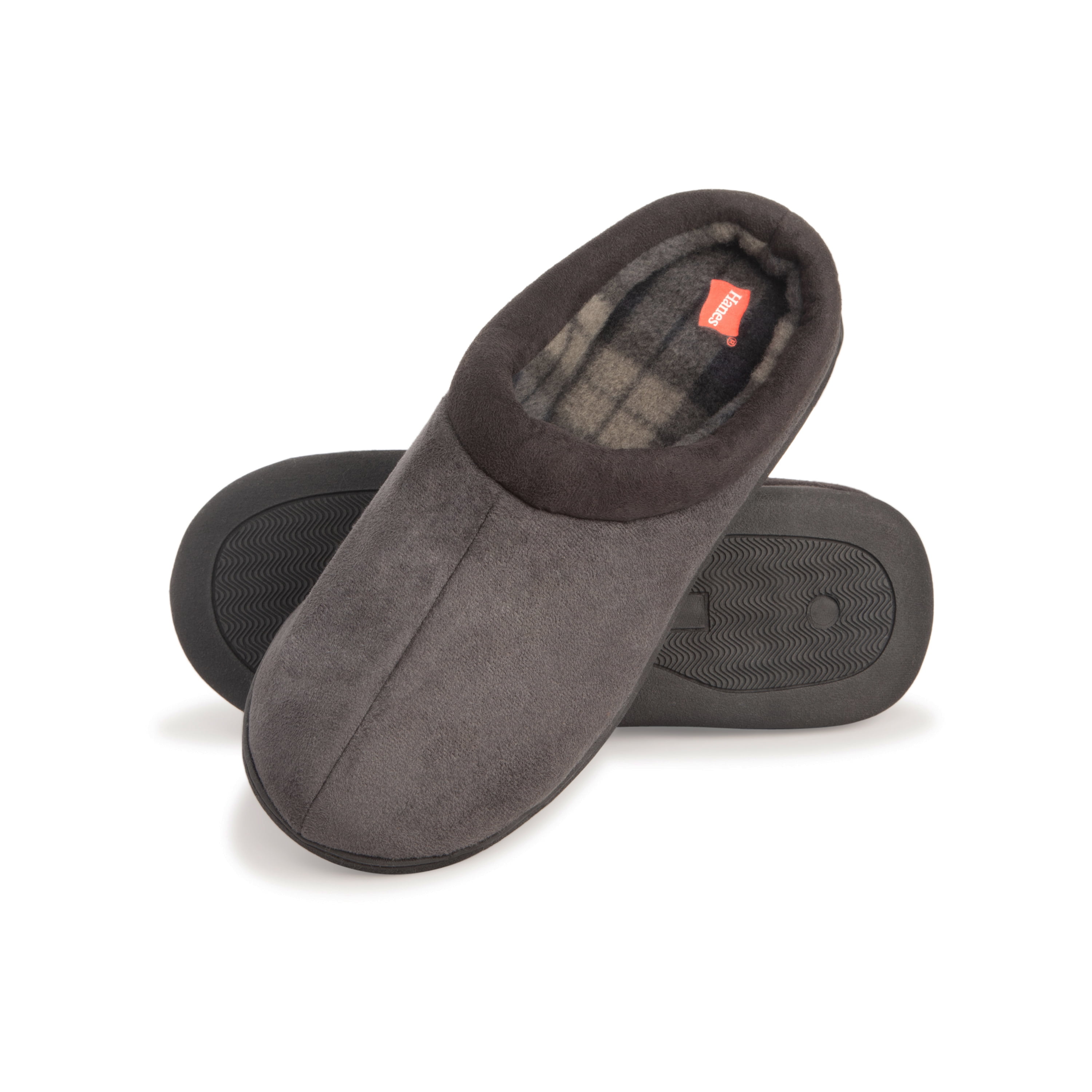 Hanes Hanes Men's Comfort Memory Foam Slip on Clog House Shoes with