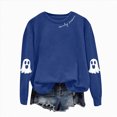 thumbnail image 4 of Godom Halloween Women's Sweatshirts Ghost Graphic Crewneck Casual Long Sleeve Pullover Tops Trendy 2025, 4 of 5