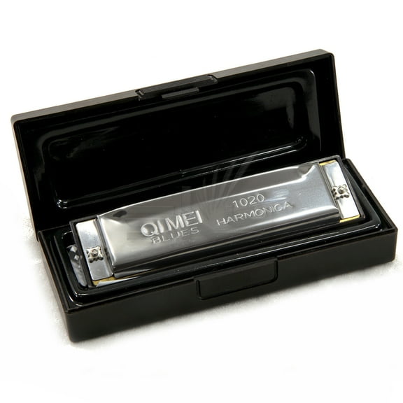 Brand New Harmonica 10 Holes Key of C with Protective Case Lightweight Easy to Carry