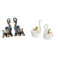 thumbnail image 1 of Figuras De Resina Modernas De Elefante Y Cisne, Escultura, Adorno, Arte Artesanal, Coleccionable Para Escritorio, Estante, Decoración Del Hogar, Oficina, Regalos, Mesa, Decoración Para, 1 of 8