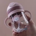 thumbnail image 3 of Gobelet Alimentaire 9.47oz avec Paille, Bouteille d'Eau en Forme de Goutte, Résistant aux Chutes, 3 of 7