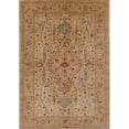 thumbnail image 1 of Ahgly Company Machine Washable Indoor Rectangle Industrial Modern Brown Sand Brown Area Rugs, 7' x 10', 1 of 7