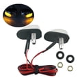 thumbnail image 3 of Riwesomey 2 uds., luz LED para coche, parabrisas, Jet, luz LED, accesorios decorativos, boquilla de pulverización para parabrisas, limpiaparabrisas Bombillas para automóviles negro, 3 of 8