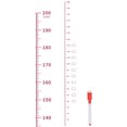 thumbnail image 1 of Unique Bargains Growth Chart 200cm Metric Height Chart Ruler Wall Decor with Marker Pen, Purple Red, 1 of 6