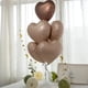 thumbnail image 4 of Globos de papel de aluminio de color caramelo para decoración de fiestas, globo de látex marrón chocolate y caramelo, 4 of 8