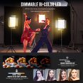 thumbnail image 3 of Kit de iluminación fotográfica NiceVeedi, paquete de 2 unidades, 36 W, bicolor, 3 of 7