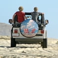 thumbnail image 6 of Beach Chairs-3 Spare Tire Cover Beaches Sunny Day Weatherproof Wheel Protectors for Camper Travel Trailer SUV Truck 14inch Fit for Jeep Wrangler Rv SUV Truck Travel Trailer, 6 of 8