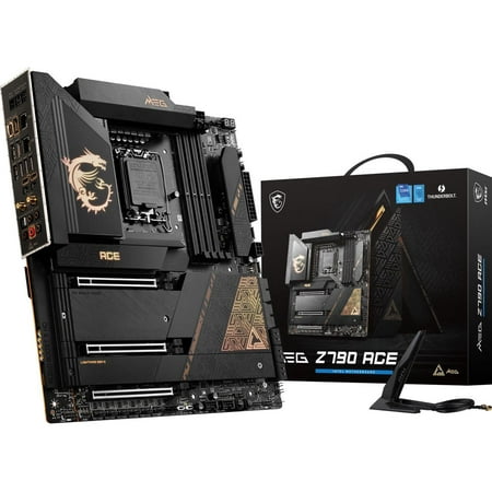 UPC: 0824142305744 | MSI MEG Z790 ACE LGA 1700 Intel Z790 SATA 6Gb/s DDR5 Extended ATX Motherboard