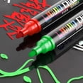 thumbnail image 5 of Milue 8Pcs Liquid Chalks Marker Fluorescent Highlighter Marker Pen Dry Erasable Pens, 5 of 16