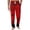 Deep Red, variant on Satingcolo Mens Pajama Pants Red Bats Halloween, Cotton Soft Sleep Lounge Pj Bottoms with Pockets Drawstring