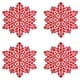 thumbnail image 1 of Manteles Individuales de de Nieve Decorativos, Manteles Rojos de de Nieve, Manteles de Cocina para Navidad, Vacaciones, Bodas, Decorativos A, 1 of 7