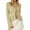 Beige, variant on Kureaily Women's Lace Up Knitted Cardigan With Hollow Out Design For Sun Cardigan Outerwear