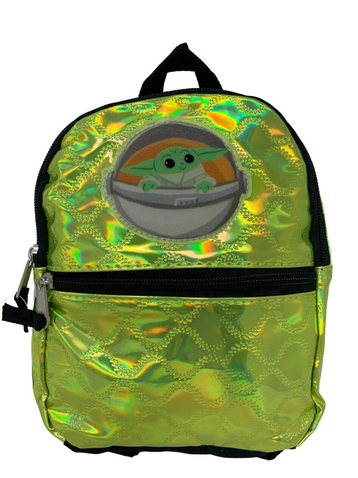 Mini Star Wars"The Child" Baby Yoda 8.5" Backpack with 1 Large Patch