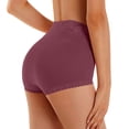 thumbnail image 2 of Calzoncillos Talle Bajo Gibobby Dama Borde encaje Sexy Pantalones Moda Sólido Transpirable Bragas L vino L, 2 of 4