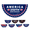A, variant on 1PC USA 250th Anniversary Flag, Patriotic Decorations Fan Banner, 1776-2026 Commemorative Polyester Flag with Metal Grommets, Bright Color Fast Drying American 250 Year Merchandise for Outdoor A