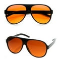 thumbnail image 2 of 3 Pairs Pilot Light Blocker Sunglasses Amber Lens Driving Glasses Eyewear Shades, 2 of 2
