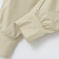 thumbnail image 4 of Pantalones largos para hombre, elásticos, de color liso, con cremallera, múltiples bolsillos, cintura elástica, cordón ajustable, de poliéster., 4 of 8