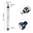 thumbnail image 2 of Uxcell 32mm Bore 300mm Stroke Pneumatic Air Cylinder with Y Connector and 4Pcs Quick Fitting Set, 2 of 6