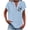 Green, variant on Womens Tops Short Sleeve Fashion Chain Love Printed Casual V Neck Button Down d Top T Shirt Fashion Clothes Blouses Dressy Casual Women