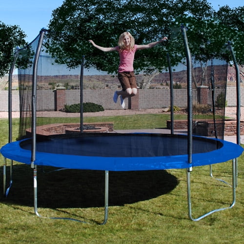 Skywalker 16 X 14 Oval Trampoline And Safety Enclosure Combo Brickseek
