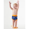 thumbnail image 2 of Splash About New Improved Happy Nappy Swim Diaper, Shark Orange, Size XL, 2 of 3