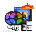 thumbnail image 1 of yingyy Bandes Lumineuses LED 5V Rétroéclairage TV Bandes Lumineuses Multi-Usages Ceinture Lumineuse Bluetooth avec Télécommande 20 Touches Câble USB, 1 of 1