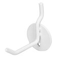 thumbnail image 3 of 2PCS Pegboard Hole Hooks Metal Peg Wall Shelf Display Hook for Outdoor Camping Barbecue White, 3 of 5