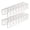 Clear, variant on YAHHU Acrylic Hat Organizer Stand Space-Saving Baseball Cap Organizer for 14 Caps No Installation Required Hat Rack Stand for Bedroom Closet Dresser Black 2 Pack 12.6 inches / 32 cm[cite: 1]