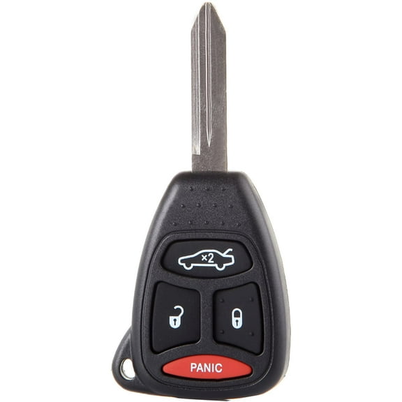 CCIYU 1PC Uncut 4 Buttons Keyless Entry Remote Fob Case Replacement for Dodge for Charger for Dakota for Durango for Magnum for Jeep for Commander for Grand Cherokee for Chrysler 300 (OHT692713AA)