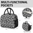 thumbnail image 4 of Sac à Lunch Isotherme avec Design Mandala Doré et Roses, Sac Isotherme Réutilisable avec Fermeture Éclair, Parfait pour Activités Extérieures et Déjeuner au Bureau, 4 of 6
