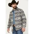 thumbnail image 2 of Wrangler Men's Retro Premium Jacquard Vintage Indigo Shirt Jacket 112330766, 2 of 4