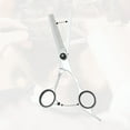 thumbnail image 4 of Unique Bargains 1 Pc Lightweight Tooth Shears Hair Cutting Scissors for Hair Styling Black, Silver Tone, 4 of 7